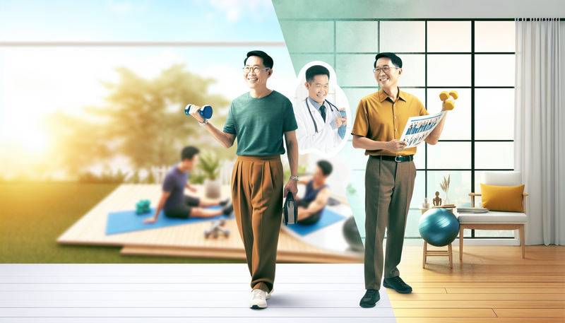 중년 남성 운동